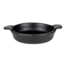 Diversified Ceramics DCI594BI 10 oz. Round, Ceramic Baking Dish, Black thumbnail 2