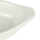 Diversified Ceramics DCI627W 8 oz. Oval, Ceramic Rarebit, White thumbnail 4