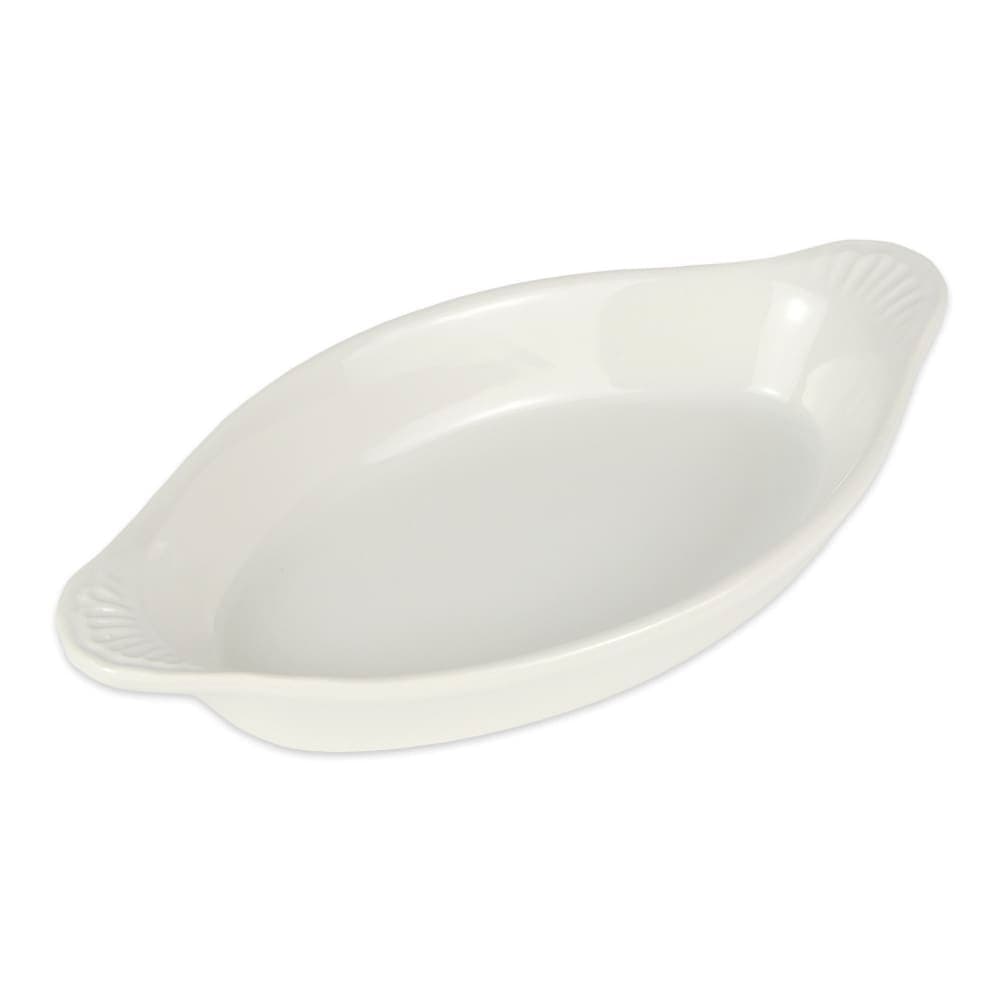 Diversified Ceramics DCI629W 15 oz. Oval, Ceramic Rarebit, White