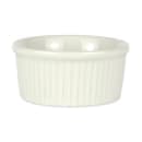 Diversified Ceramics DCI834.5W 4 oz Fluted Ramekin - Ceramic, White thumbnail 2