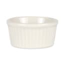 Diversified Ceramics DCI844W 2 oz Fluted Ramekin - Ceramic, White thumbnail 2