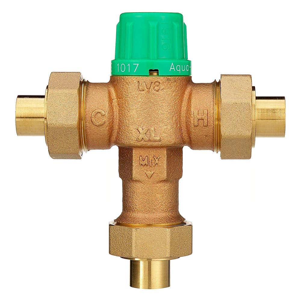 Zurn Industries 12-ZW1017XLC 1/2" Thermostatic Mixing Valve w/ Female Copper Sweat Connection