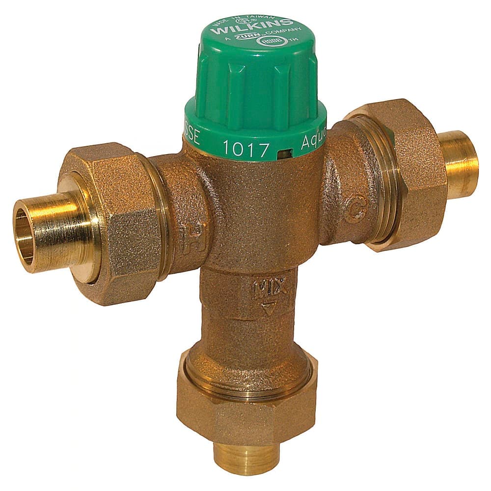 Zurn Industries 12-ZW1017XLPEX 1/2" Thermostatic Mixing Valve w/ PEX connection