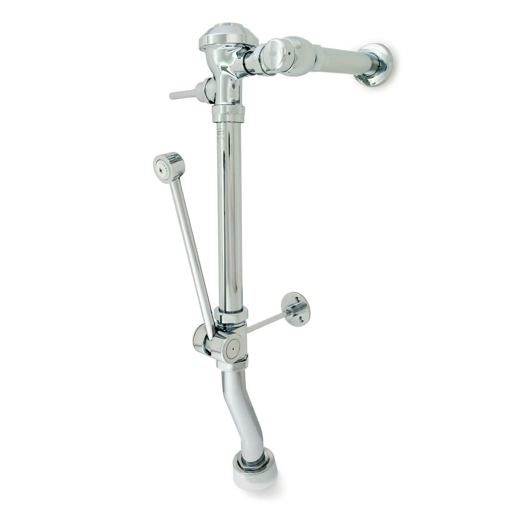 Zurn Industries Z6011AV-HET-BWN Exposed Manual Diaphragm Flush Valve w/ Bedpan Washer - 1.28 gpf, 26 1/2" Rough-In