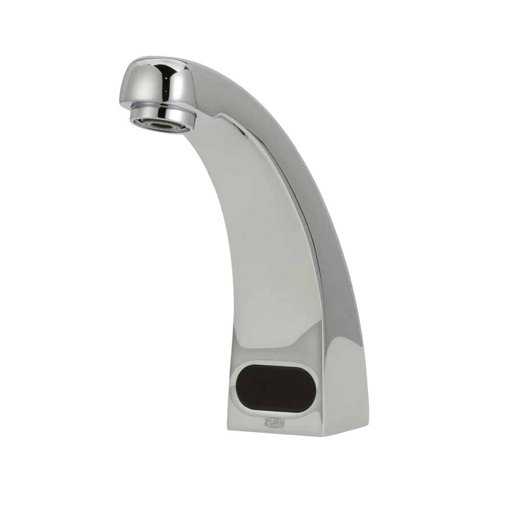 Zurn Industries Z6913-XL-E-SSH Deck Mount Sensor Faucet w/ 1.5 gpm Aerator & Stainless Supply Hose - Chrome