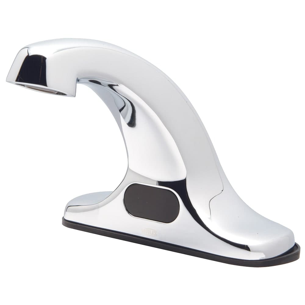 Zurn Industries Z6915-XL Deck Mount Sensor Faucet w/ 0.5 gpm Aerator & 4" Spout - Chrome
