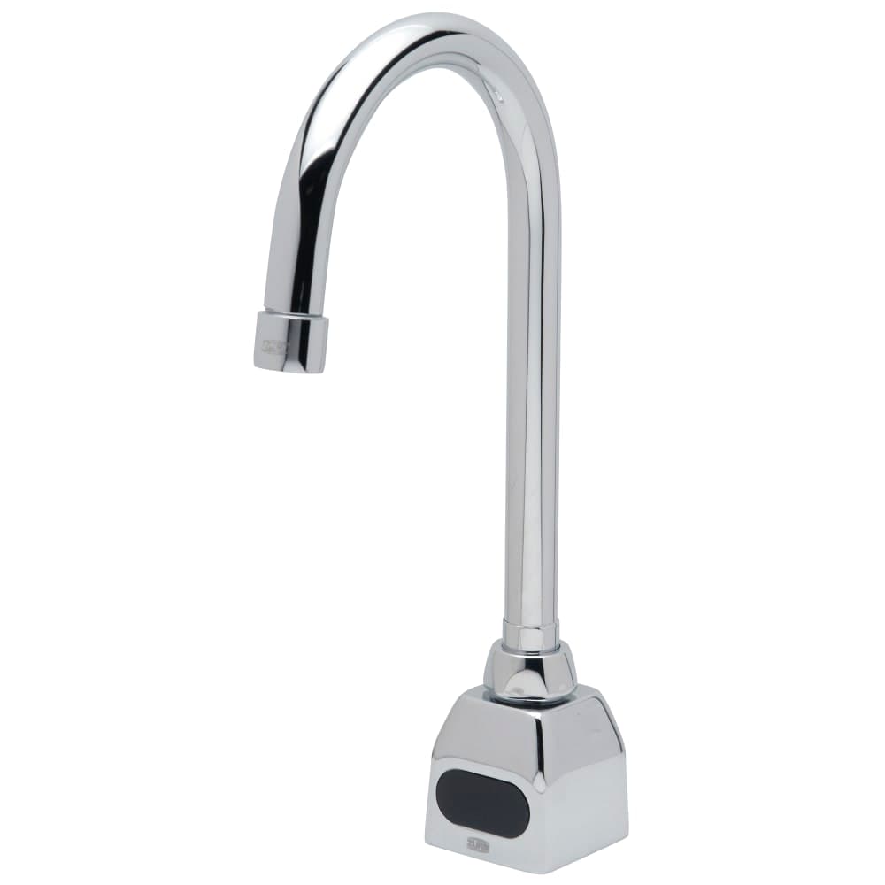 Zurn Industries Z6920-XL-TMV-1 Deck Mount Gooseneck Sensor Faucet w/ 0.5 gpm Aerator & Thermostatic Mixing Valve - Chrome