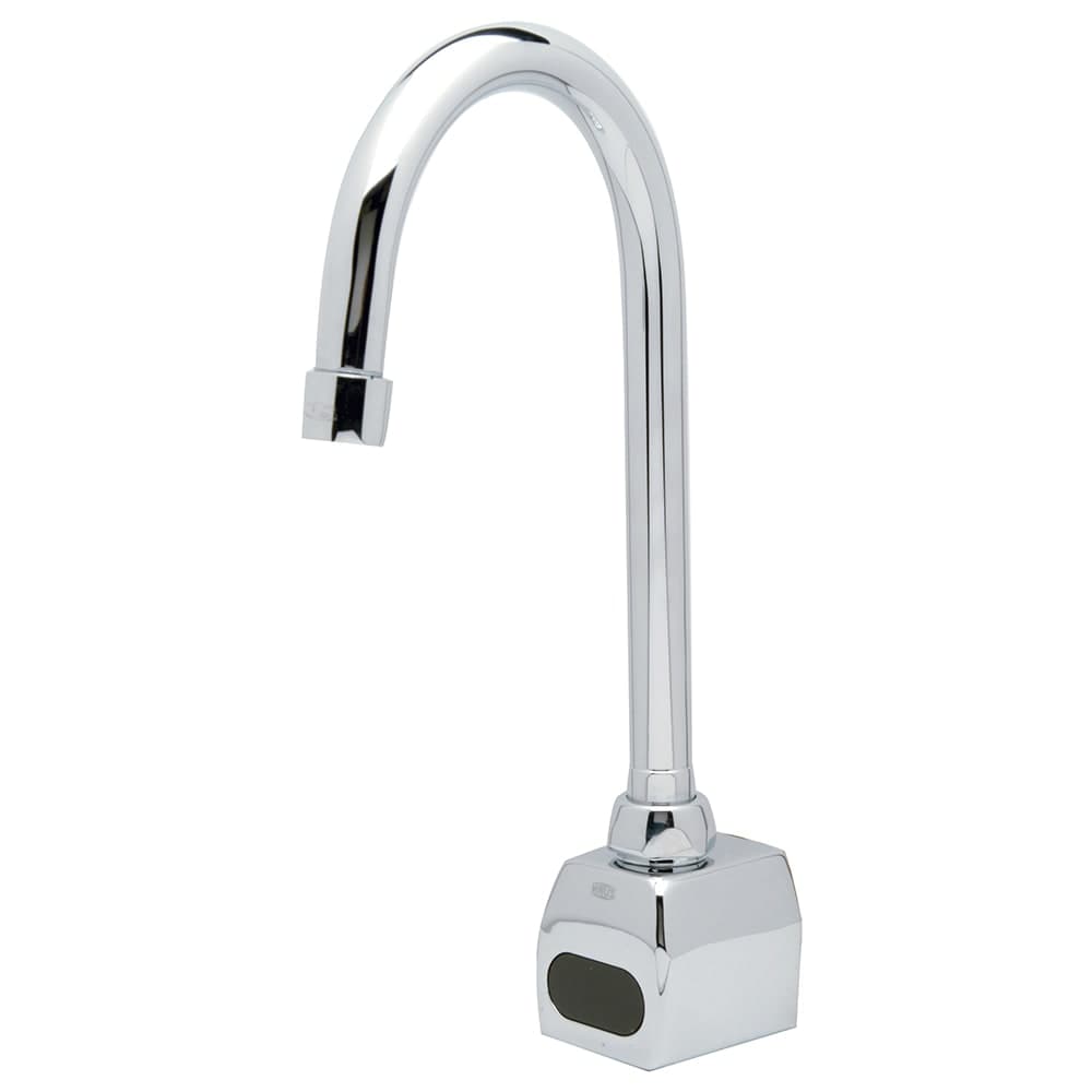 Zurn Industries Z6922-XL-MV Wall Mount Gooseneck Sensor Faucet w/ Mixing Valve & 0.5 gpm Aerator - Chrome