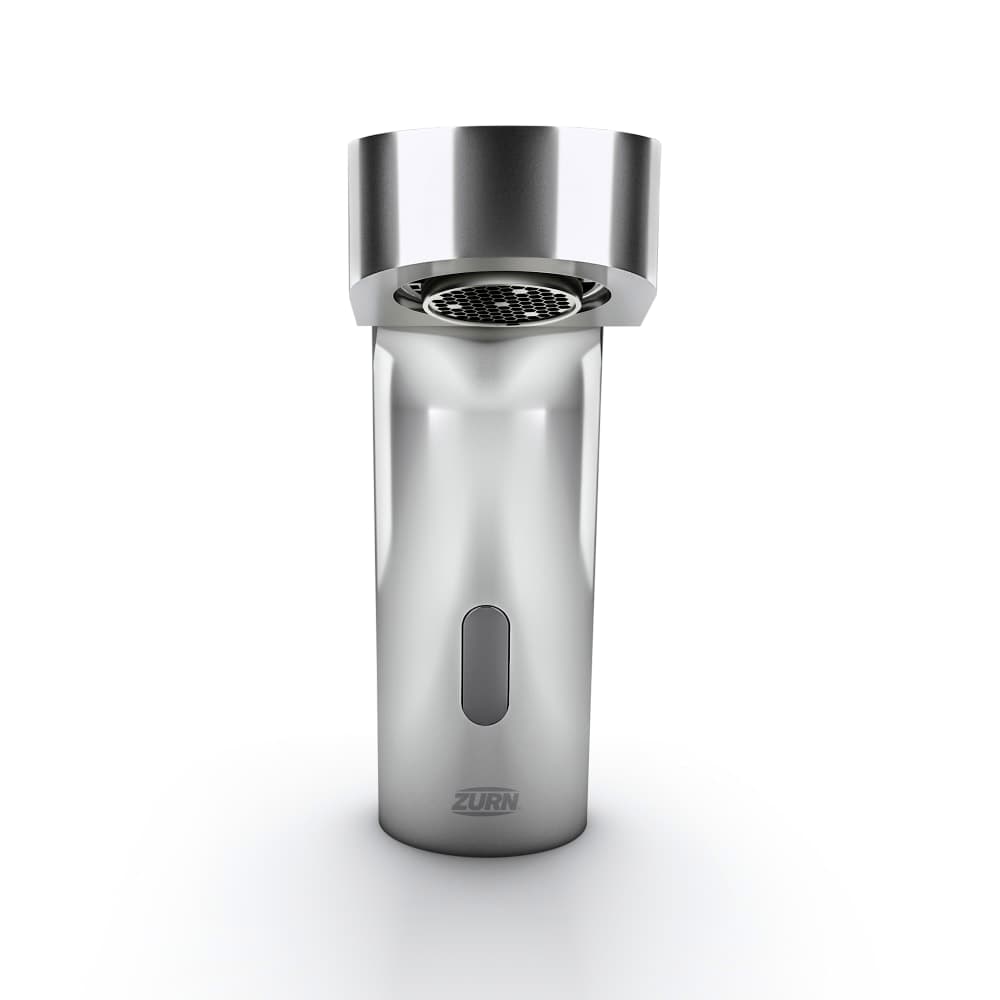 Zurn Industries Z6933-L-TMV-1 Deck Mount Battery Sensor Faucet w/ 1.0 gpm Aerator & Thermostatic Mixing Valve - 4" Plate, Chrome