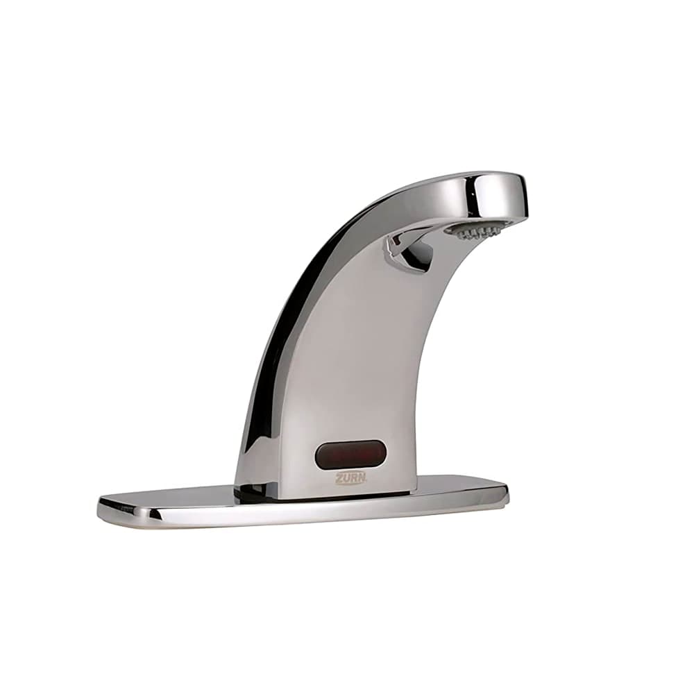 Zurn Industries Z6936-SH-TMV-1 Deck Mount Battery Sensor Faucet w/ 0.5 gpm Aerator & Thermostatic Mixing Valve - Chrome