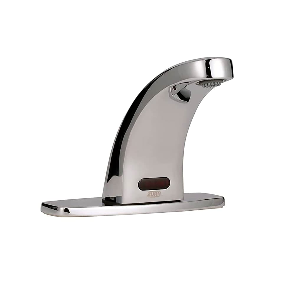 Zurn Industries Z6936-TMV-1 Deck Mount Battery Sensor Faucet w/ 0.5 gpm Aerator & Thermostatic Mixing Valve - Chrome
