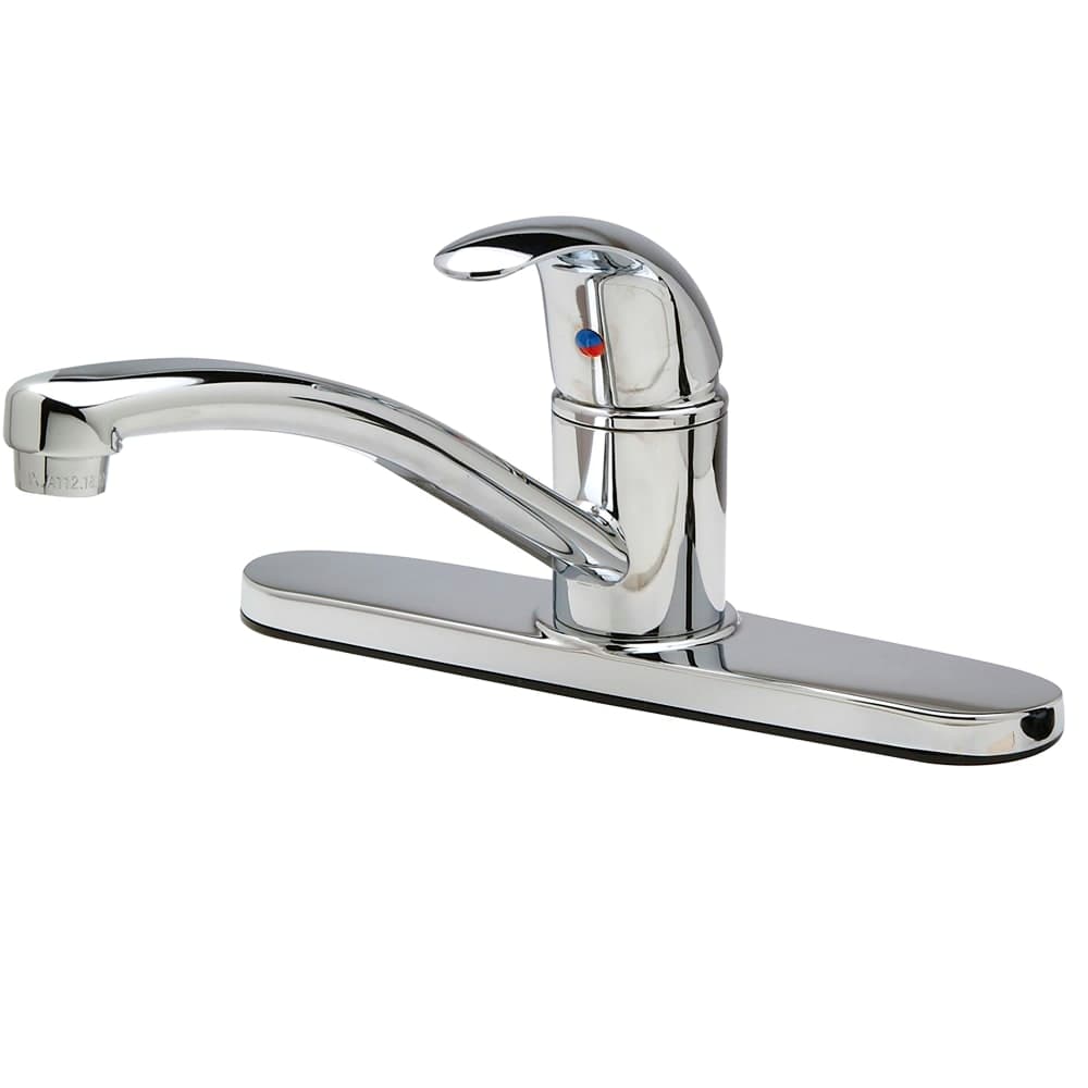 Zurn Industries Z7870C-XL Deck Mount Faucet w/ 2.2 gpm Aerator - 9 3/8" Swing Spout, 8" Centers