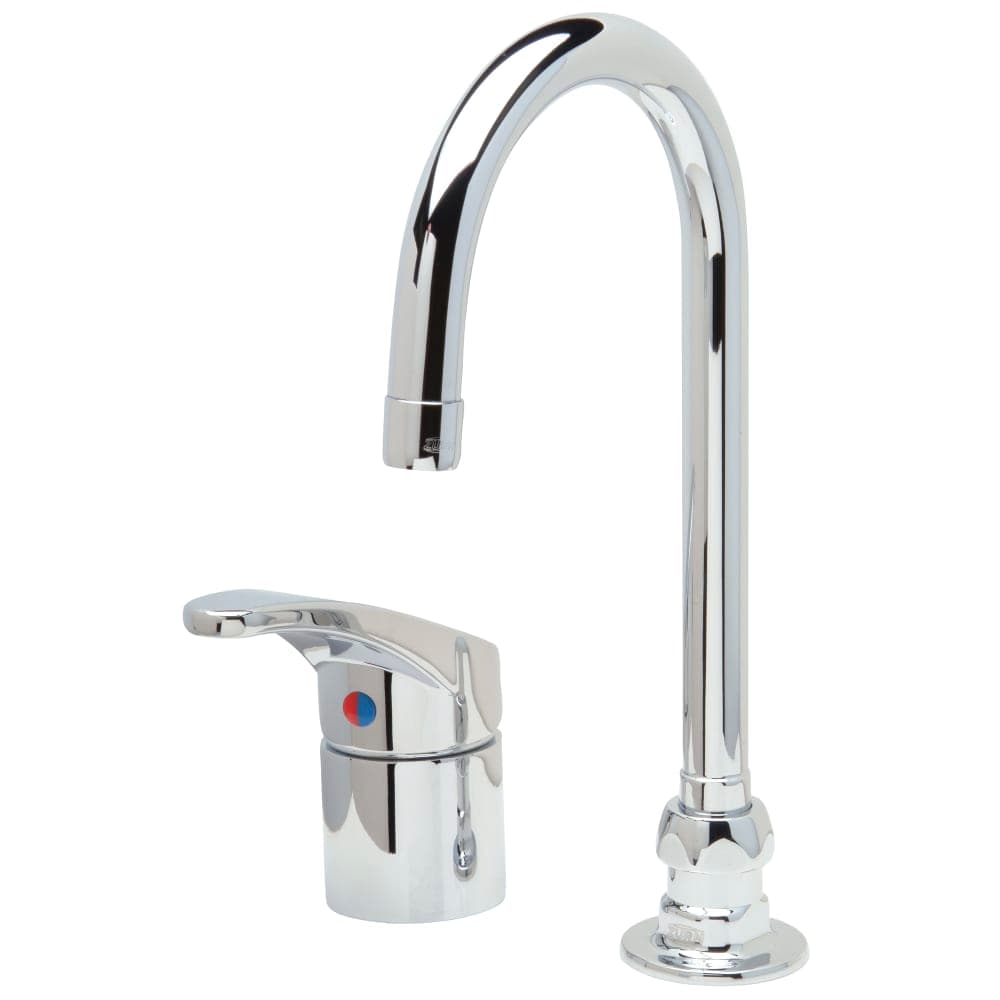 Zurn Industries Z824B0-XL Deck Mount Faucet w/ 2.2 gpm Aerator - 5 3/8" Single Control Gooseneck Spout