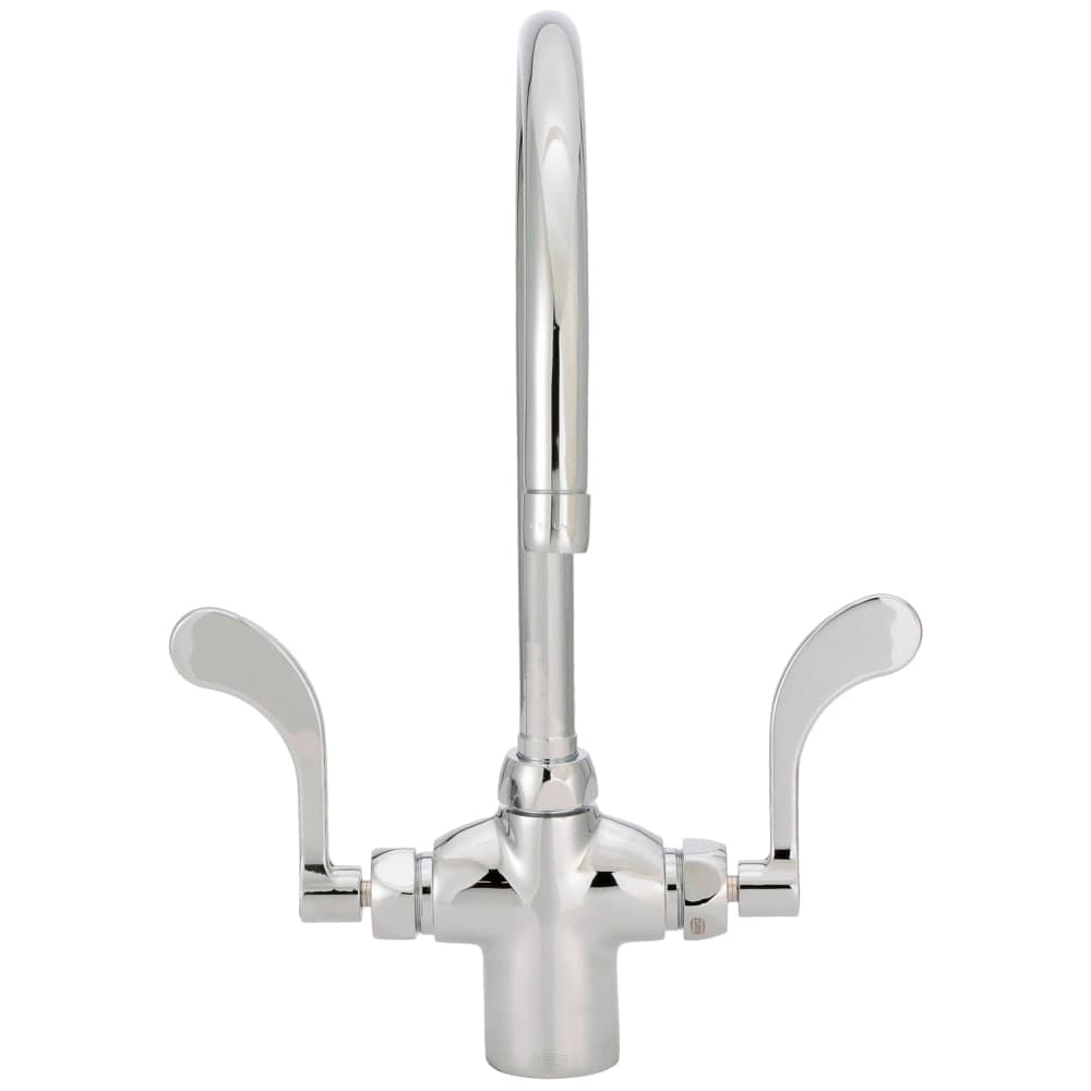 Zurn Industries Z826C4-XL Deck Mount Laboratory Faucet w/ 2.2 gpm Aerator - 8" Gooseneck Spout