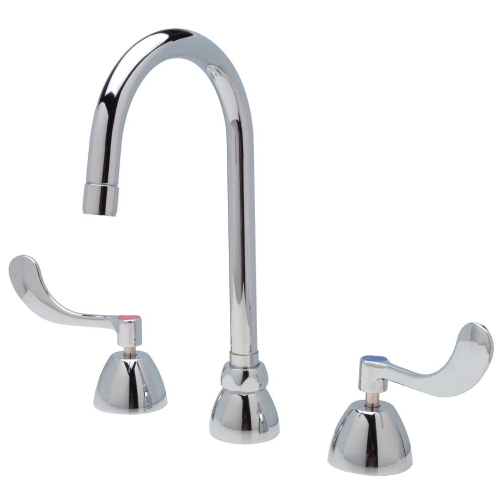 Zurn Industries Z831B4-XL Deck Mount Lavatory Faucet w/ 5 3/8" Gooseneck Spout & 2.2 gpm Aerator - Chrome