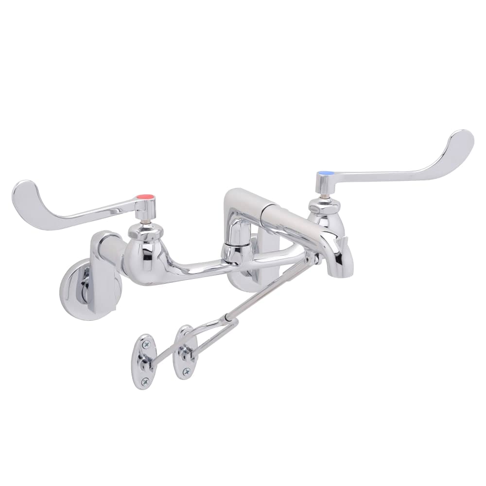 Zurn Industries Z842D6-2XT-LSI Service Sink Faucet, 13" Wall to Outlet Center, Polished Chrome