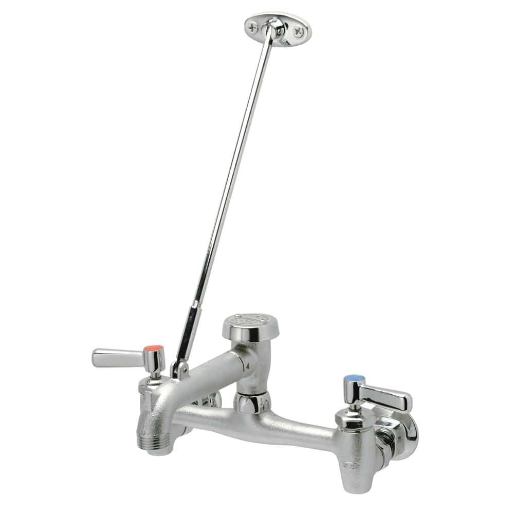 Zurn Industries Z843M1-RC Service Sink Faucet w/ 8" Vacuum Breaker Nozzle - Rough Chrome