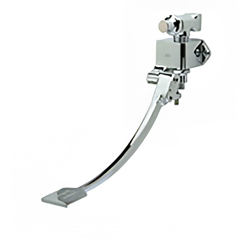 Zurn Industries Z85100-XL-WM Wall Mount Self-Closing Single Foot Pedal Valve - 1/2" NPT Female Inlet & Outlet, Chrome