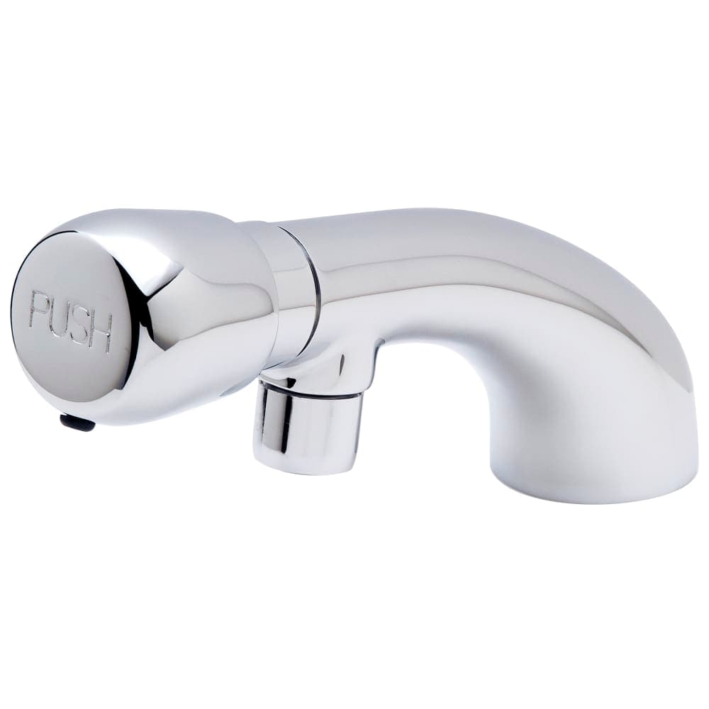 Zurn Industries Z86300-XL Deck Mount Single Metering Faucet w/ Push Button Handle - 1.0 gpm Spray Outlet