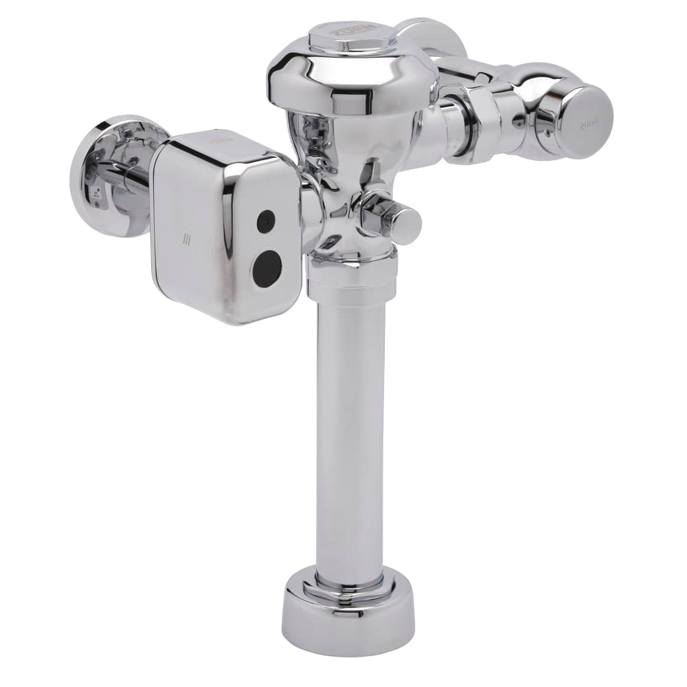 Zurn Industries ZEMS6000AV-HET.0014 Hardwired Sensor Flush Valve for Water Closets - 1.28 gpf, 11 1/2" Rough In, Chrome