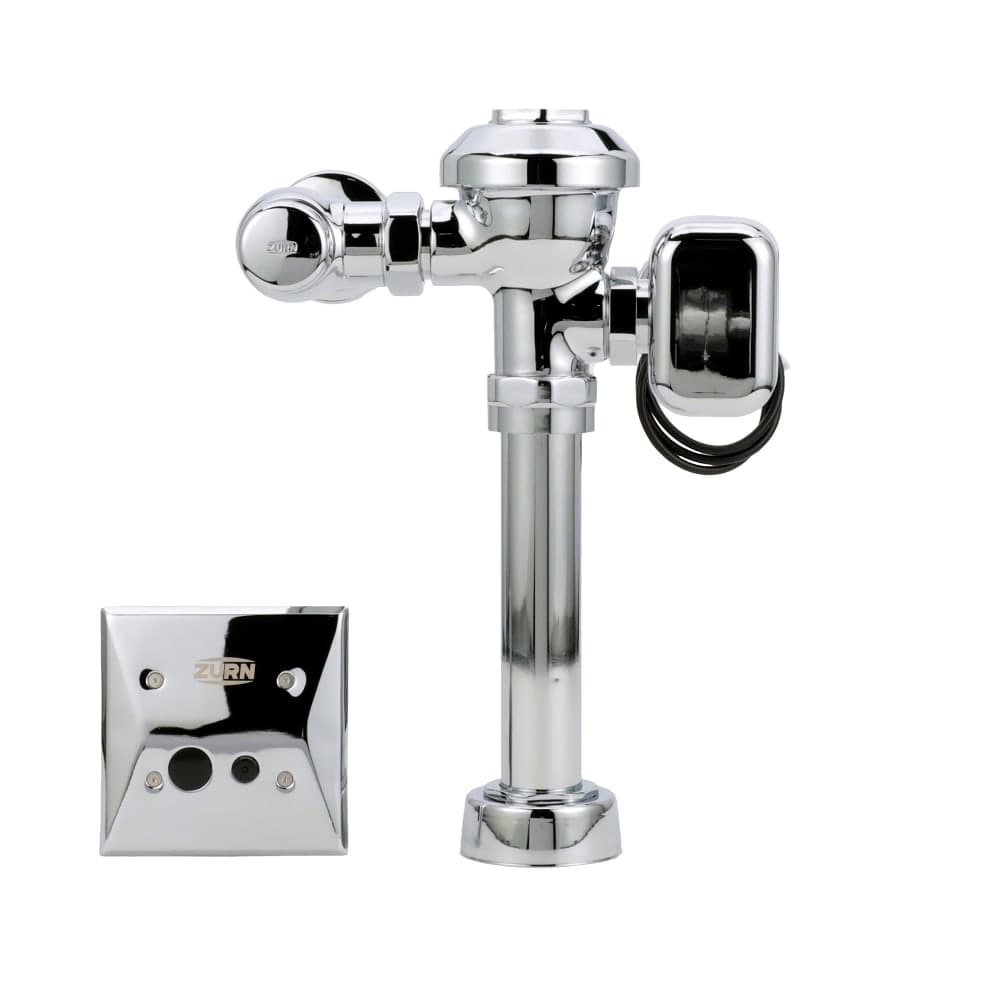 Zurn Industries ZEMS6000AV-WS1-W1 In Wall Hardwired Sensor Flush Valve for Water Closets - 1.6 gpf, 11 1/2" Rough In, Chrome