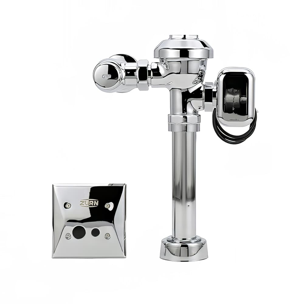 Zurn Industries ZEMS6000PL-HET Hardwired Sensor Flush Valve for Water Closets - 1.28 gpf, 11 1/2" Rough In, Chrome