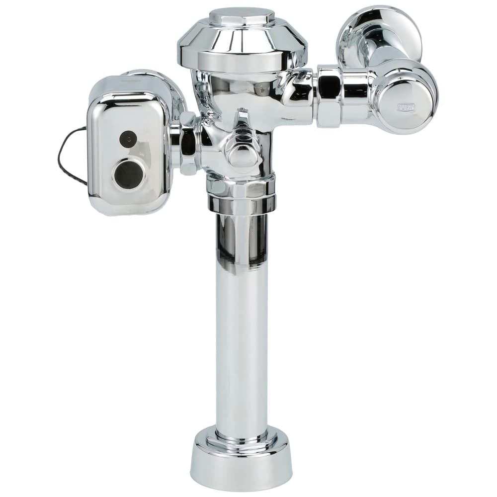Zurn Industries ZEMS6000PL-WS1-W1 In Wall Hardwired Sensor Flush Valve for Water Closets - 1.6 gpf, 11 1/2" Rough In, Chrome