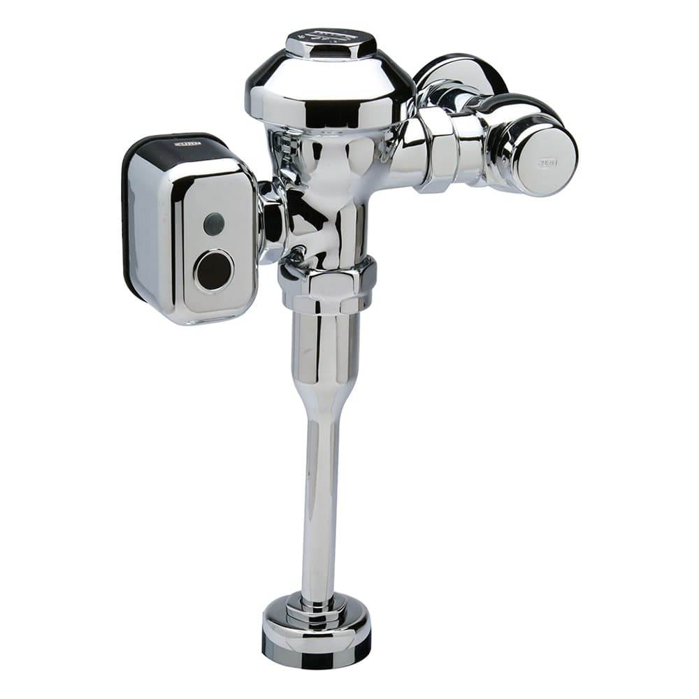 Zurn Industries ZEMS6003PL-ULF-IS Hardwired Sensor Flush Valve for Water Closets - 0.125 gpf, 3/4" Top Spud, Chrome