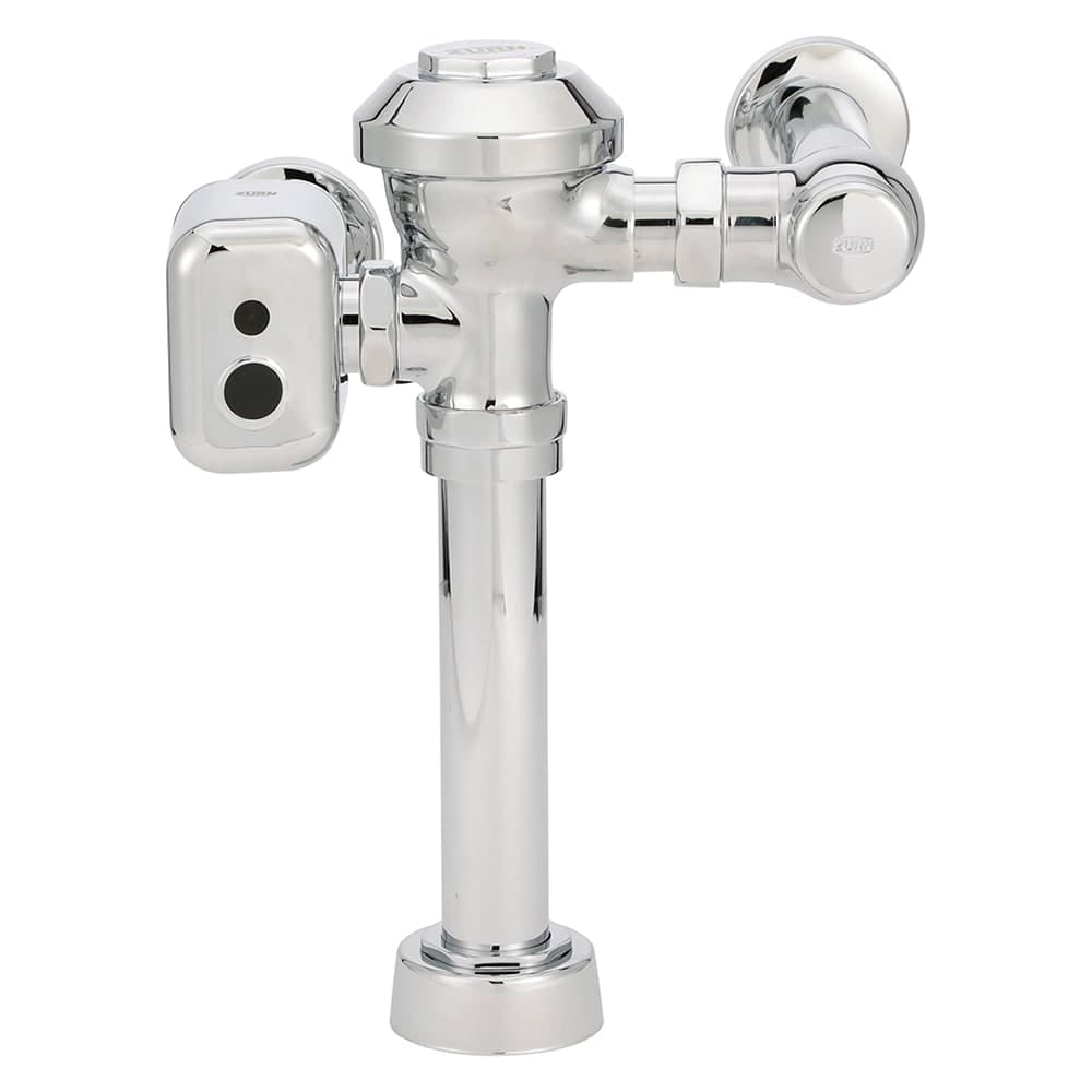 Zurn Industries ZEMS6003PL-WS1-IS Hardwired Sensor Flush Valve for Water Closets - 1.0 gpf, 3/4" Top Spud, Chrome