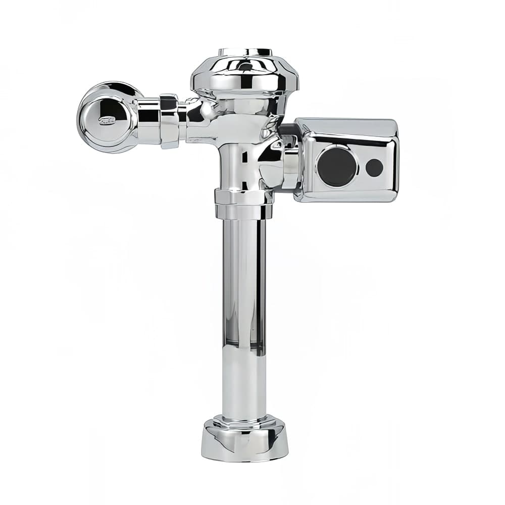 Zurn Industries ZER6000AV-HET-CPM Automatic Sensor Flush Valve for Water Closets - 1.28 gpf, Chrome Plated Metal Cover