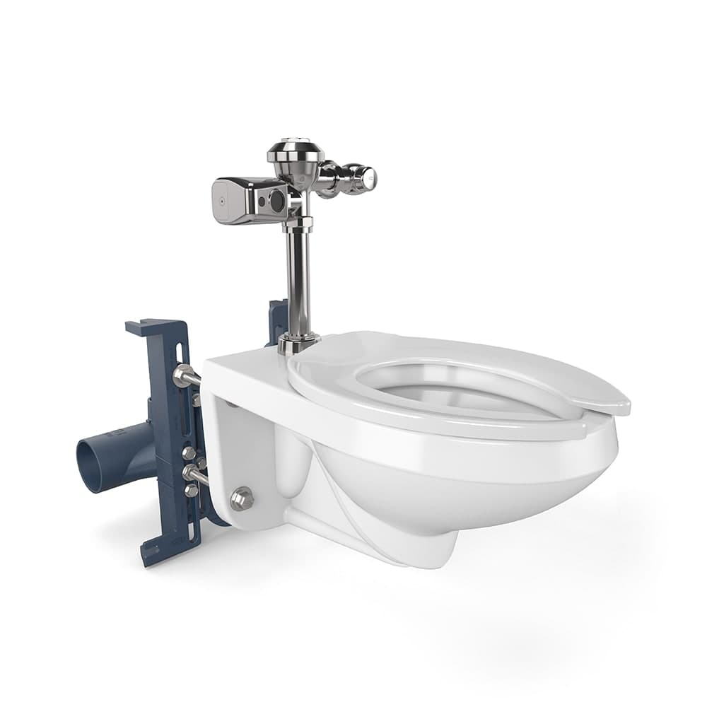 Zurn Industries ZER6000AV-ONE-CPM Automatic Sensor Flush Valve for Water Closets - 1.1 gpf, Chrome Plated Metal Cover