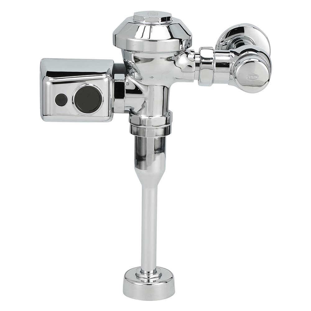 Zurn Industries ZER6003PL-EWS-CPM Automatic Sensor Flush Valve for Water Closets - 0.5 gpf, Chrome Plated Metal Cover