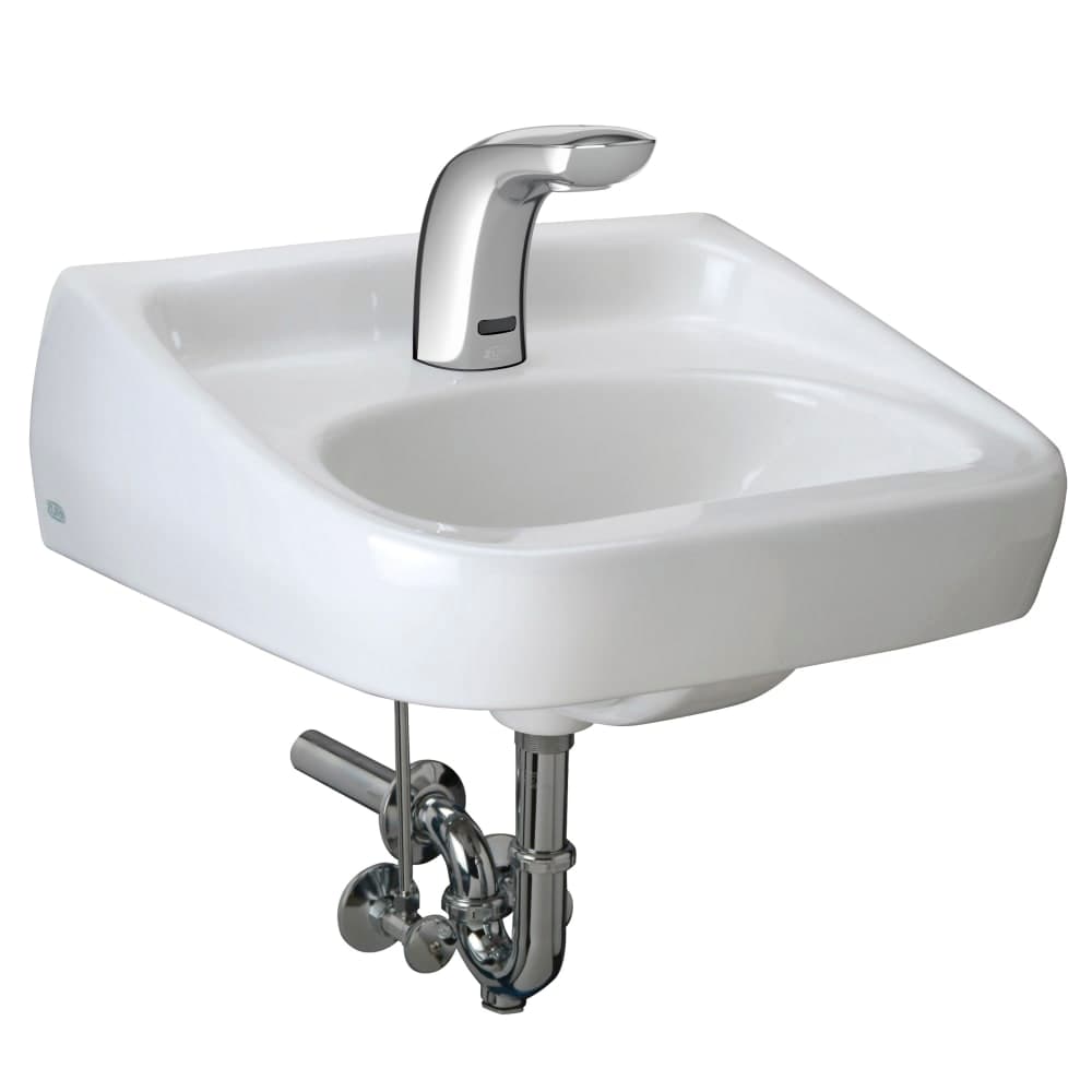 Zurn Industries Z.L2.S Wall Mount Sensor Lavatory System w/ 0.5 gpm & Thermostatic Mixing Valve - 20" x 18"