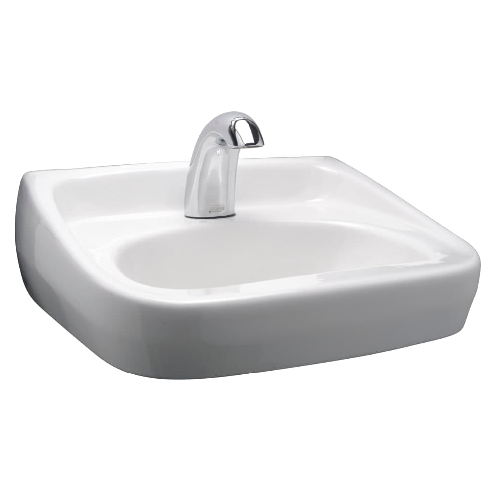 Zurn Industries Z.L7.S Wall Mount Sensor Lavatory System w/ 0.5 gpm & Thermostatic Mixing Valve - 20" x 18"