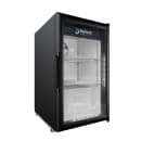 Imbera VR06 HC BW HGD 21" One Section Glass Door Merchandiser - (1) Right Hinge Door, Black, 115v thumbnail 2