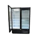 Imbera VRD43 HC BW 54 1/8" Two Section Glass Door Merchandiser - (2) Left/Right Hinge Doors, Black, 115v thumbnail 12