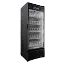 Imbera G319 HC BW 29 1/2" One Section Glass Door Merchandiser - (1) Right Hinge Door, Black, 115v thumbnail 2