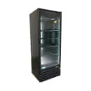 Imbera G319 HC BW 29 1/2" One Section Glass Door Merchandiser - (1) Right Hinge Door, Black, 115v thumbnail 5