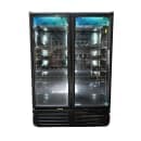 Imbera VRD43 HC BW 54 1/8" Two Section Glass Door Merchandiser - (2) Left/Right Hinge Doors, Black, 115v thumbnail 10