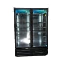 Imbera VRD43 HC BW 54 1/8" Two Section Glass Door Merchandiser - (2) Left/Right Hinge Doors, Black, 115v thumbnail 4