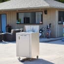 Crown Verity CV-PHS-4 38 1/3"H Portable Sink w/ 6"D Bowl, Hot Water thumbnail 8