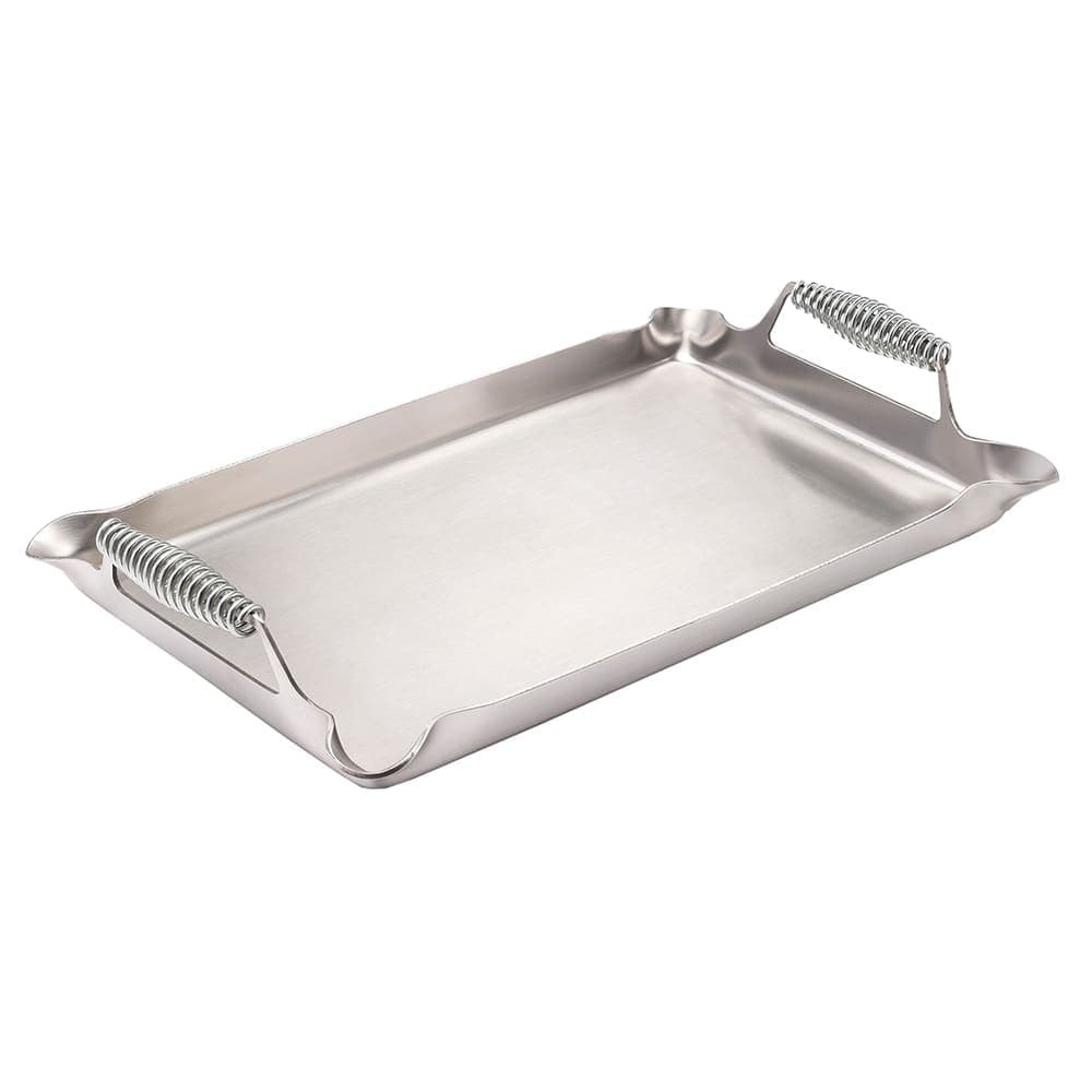 Crown Verity CV-SP-1423 Removable Griddle Plate - 21 1/2"L x 14"W x 3/16" Thick, Stainless Steel
