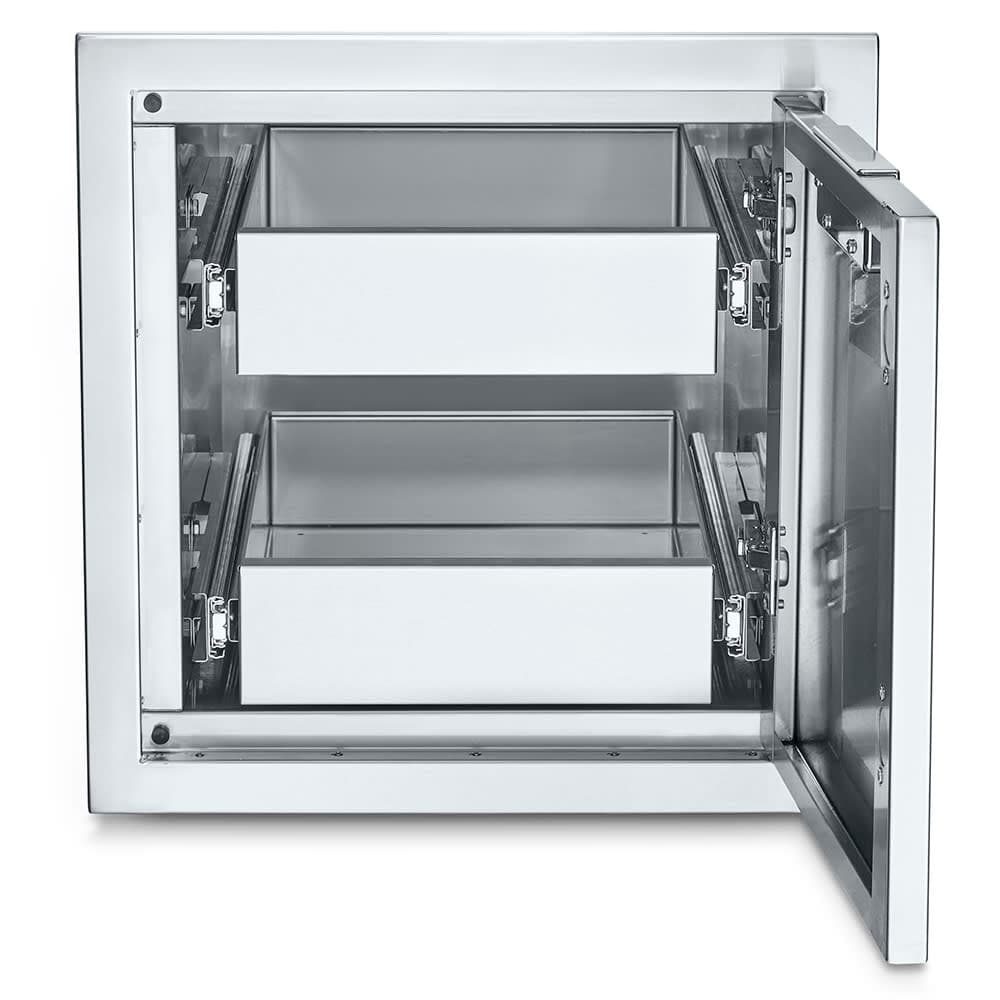 Crown Verity IBISC-2D Small Built In Cabinet w/ (2) Drawers - Stainless Steel