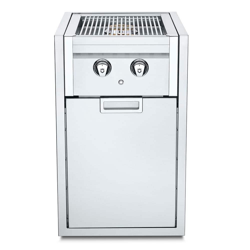 Crown Verity IBISC-SBNG Small Built In Cabinet w/ Dual Side Burner - Stainless Steel