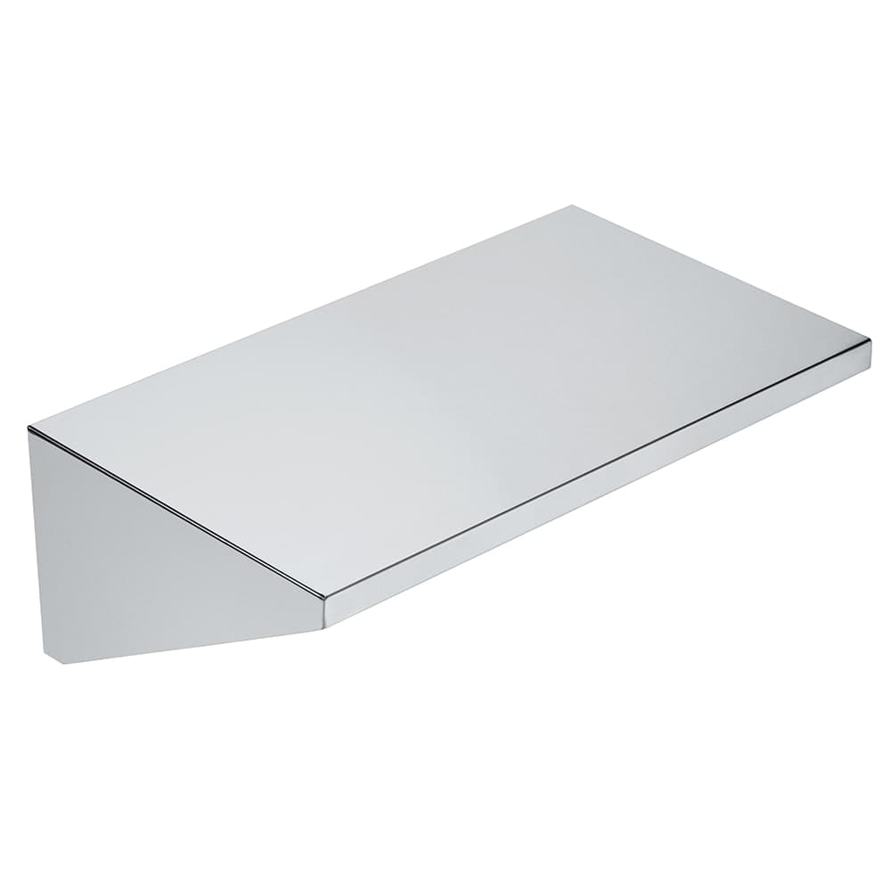 Crown Verity CV-RES Removable End Shelf for MCB Grills - 14" x 23", Stainless