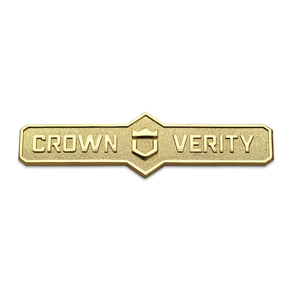 Crown Verity ZCV-2003-16-K Name Plate Assembly w/ Clips