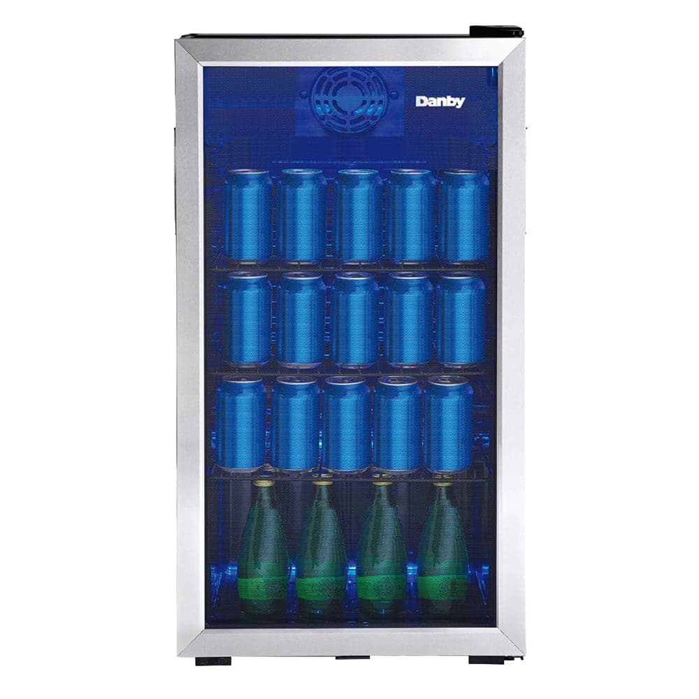 Danby DBC117A1BSSDB-6 3.1 cu ft Undercounter Refrigerator w/ Glass Door - Stainless, 115v