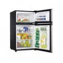 Danby DCR031B1BSLDD 3.1 cu ft Compact Refrigerator & Freezer w/ Solid Doors - Black/Stainless, 115v thumbnail 3