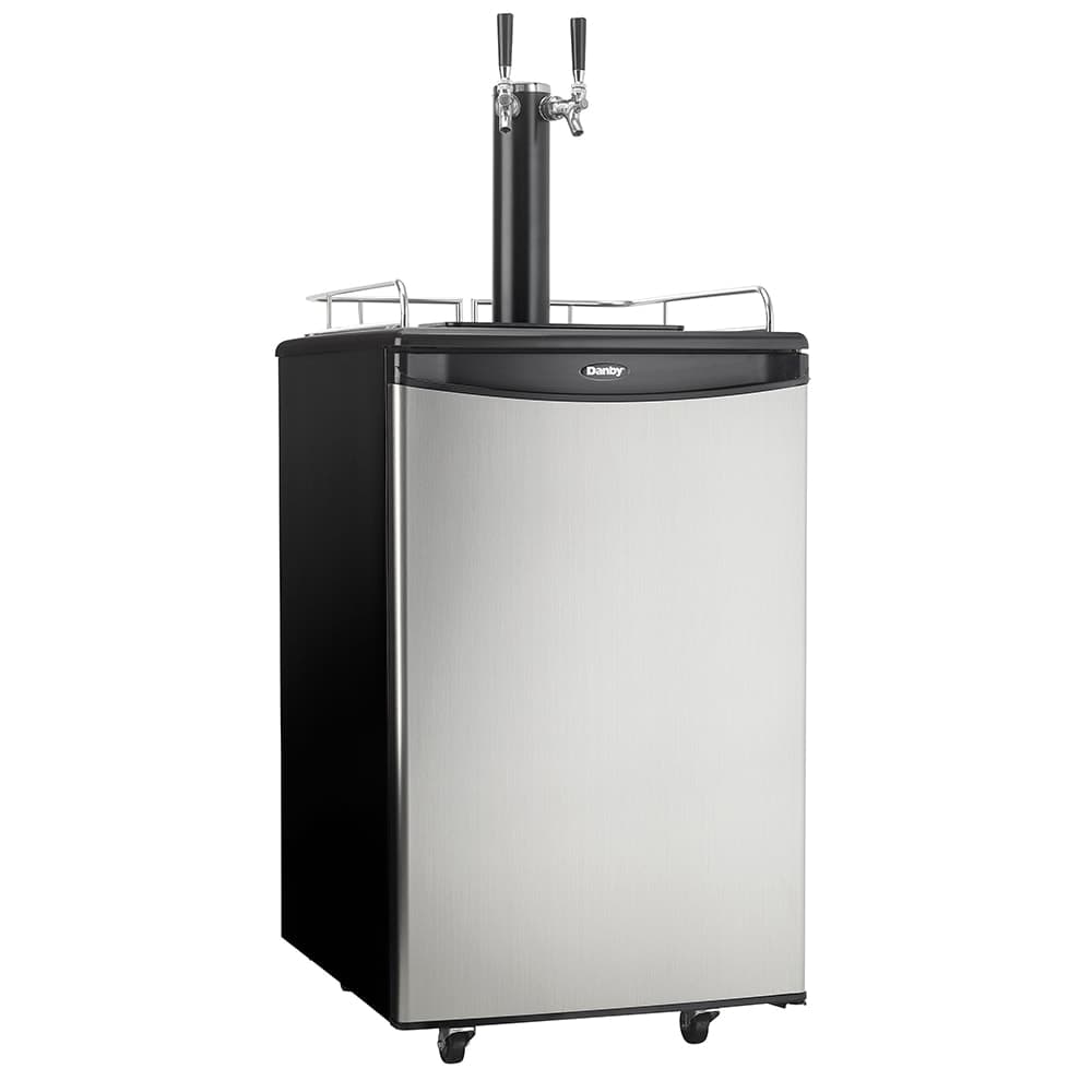 Danby DKC054A1BSL2DB 20 1/2" Kegerator Beer Dispenser w/ (1) Keg Capacity - (1) Column, Stainless, 115v