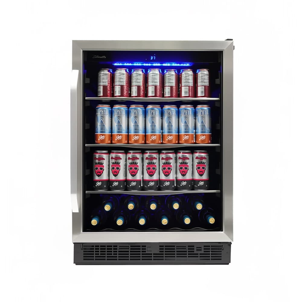Danby SBC057D1BSS 24" One Section Wine Cooler w/ (1) Zone - 11 Bottle Capacity, 115v